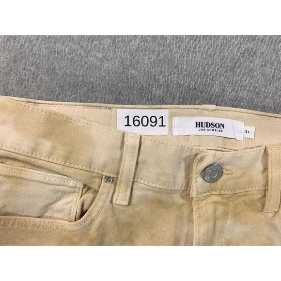 NWT Hudson ZACK Skinny Cotton Blend Painters Jeans (Men's‎ 31x31) Tan - Picture 8 of 16